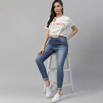 Women Blue Super Skinny High rise Light Fade Jeans